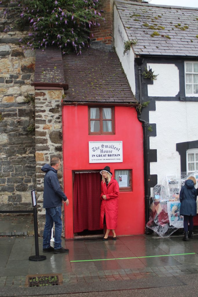 The Smallest House in Great Britain, a tiny red house in Conwy, Wales