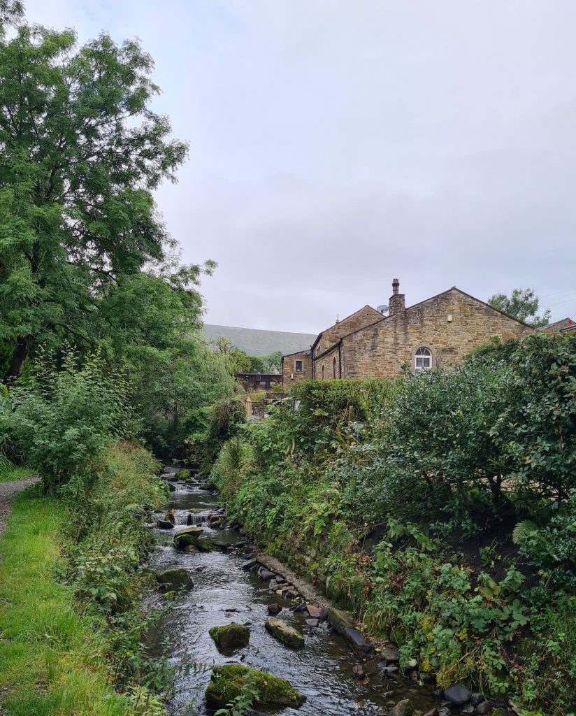 Stream in the village of Barley