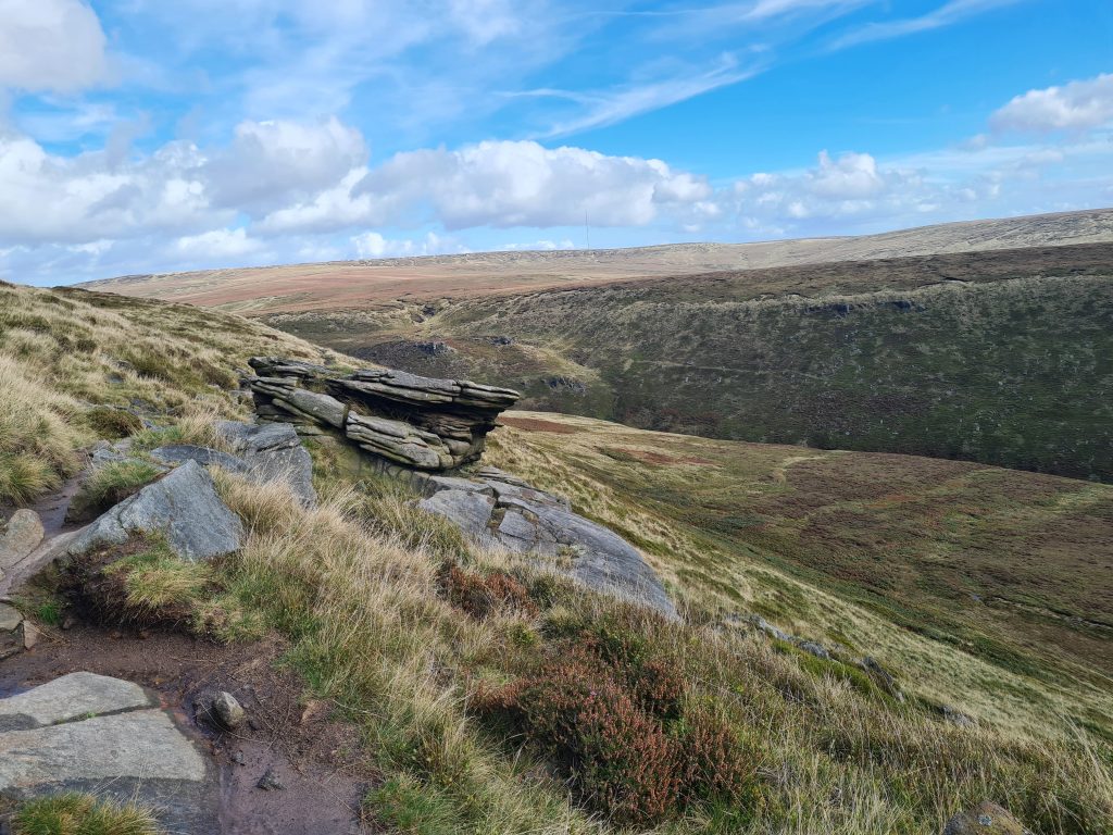 Rock formation near Laddow Rocks from a blog post - Black Chew Head Circular Hike