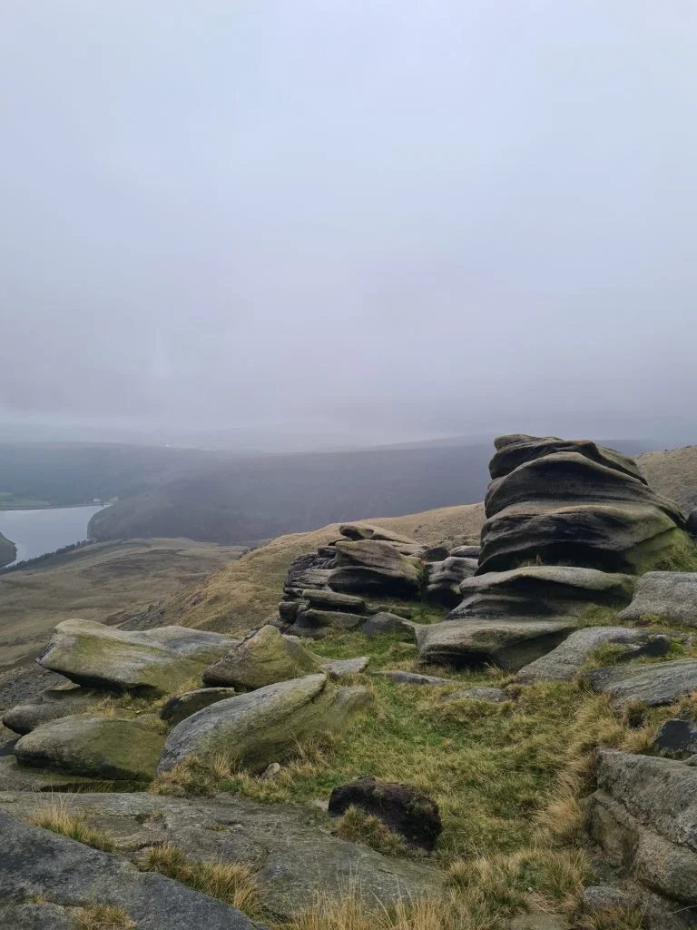 Rock formations on Kinder Scout
