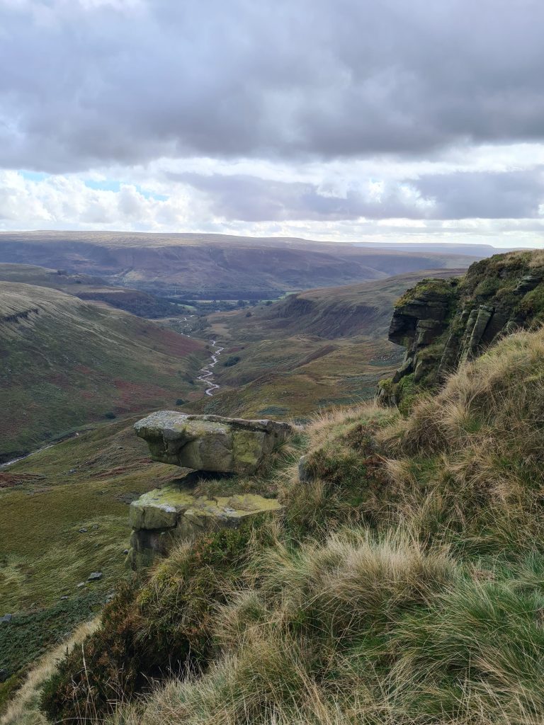 Laddow Rocks in Crowden Valley - Peak District Walks from The Wandering Wildflower