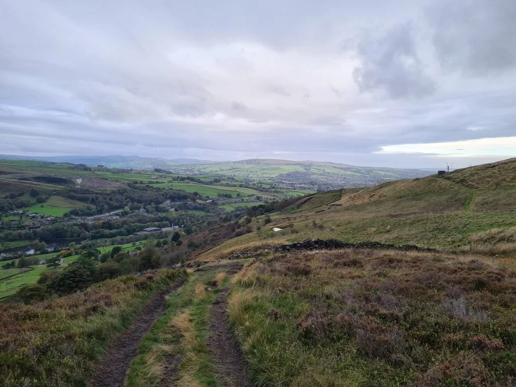 View back down the climb up to Lantern Pike - The Wandering Wildflower