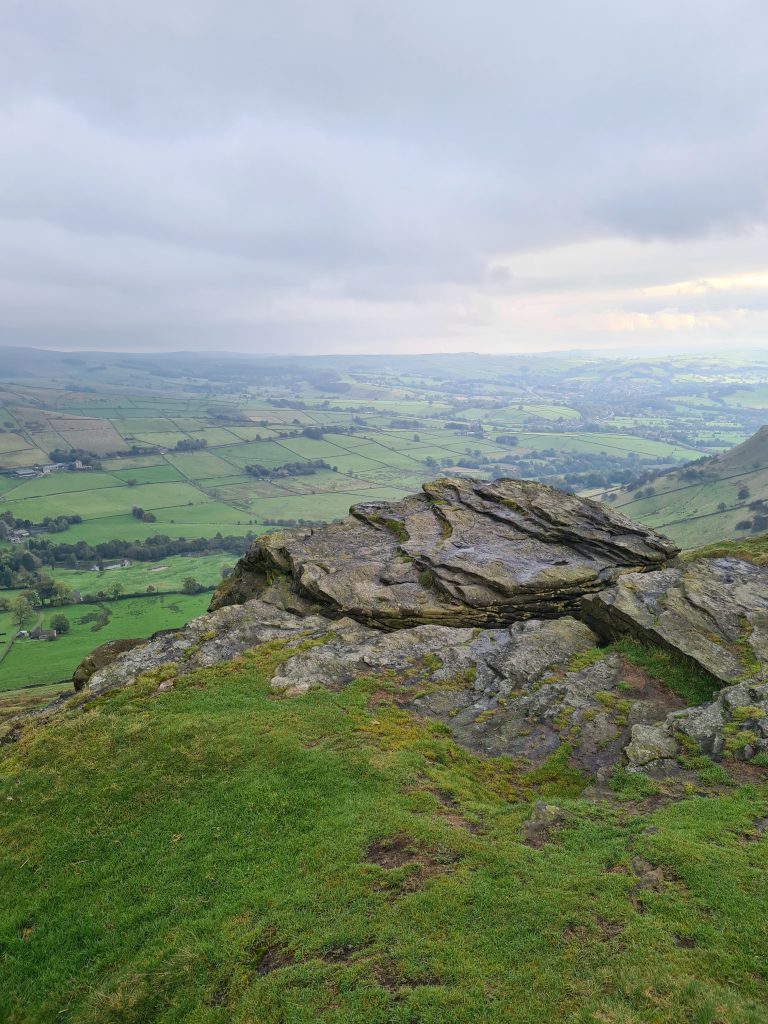 Rock formations at Chinley Churn - The Wandering Wildflower