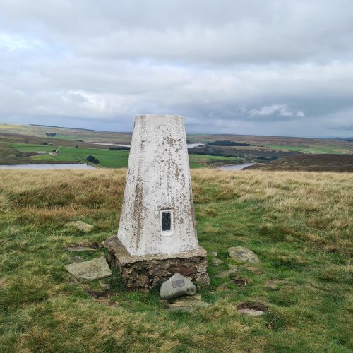 South Nab Trig Point and Windleden Reservoirs - Peak District Circular Walks - The Wandering Wildflower