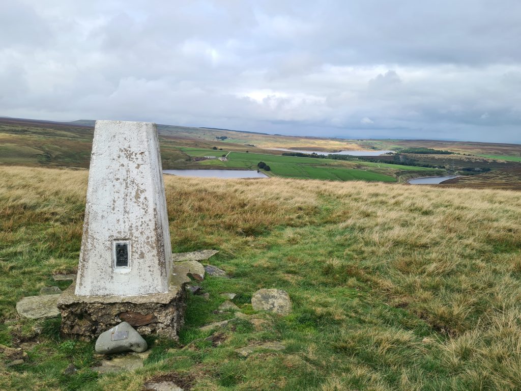 South Nab Trig Point with Views - The Wandering Wildflower
