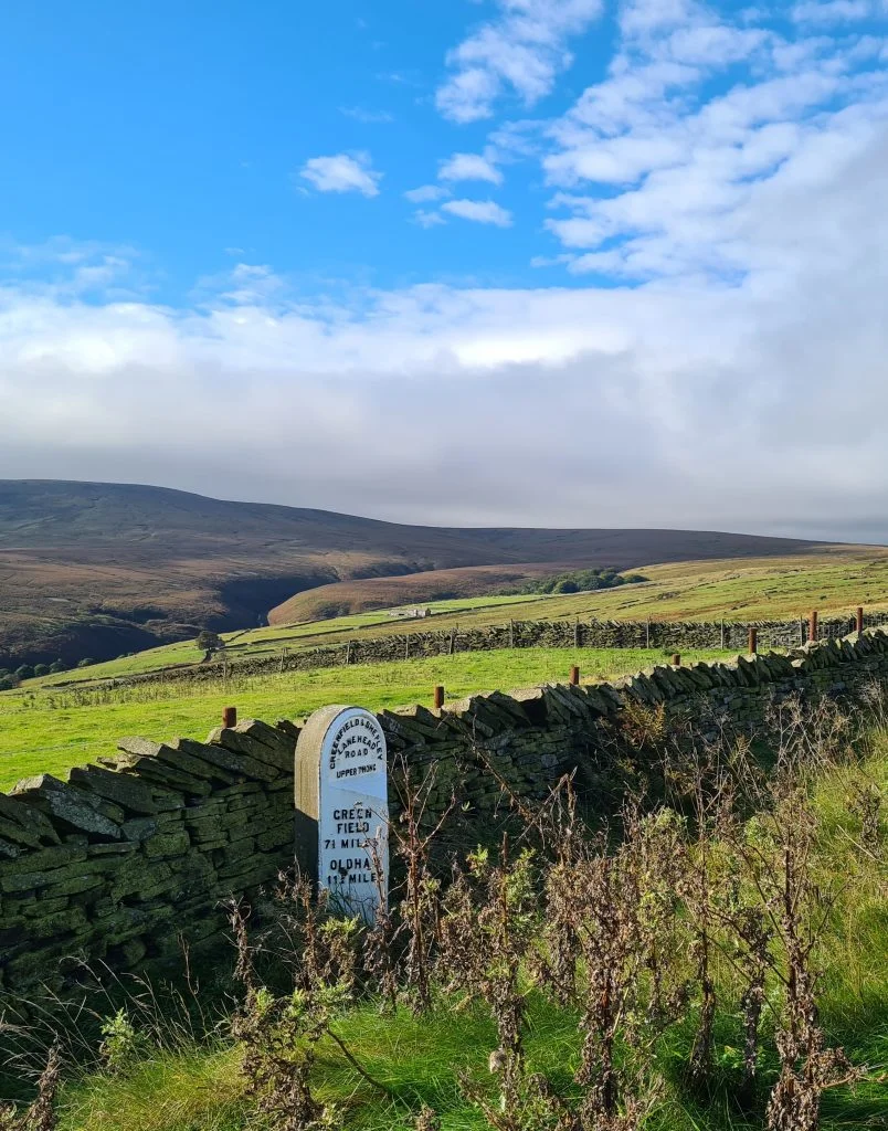 Milestone near Wessenden Moor - The Wandering Wildflower