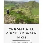 Pin Image Chrome Hill Circular Walk - The Dragons Back, Peak District Walks - The Wandering Wildflower