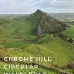 Pin Image Chrome Hill Circular Walk - The Dragons Back, Peak District Walks - The Wandering Wildflower