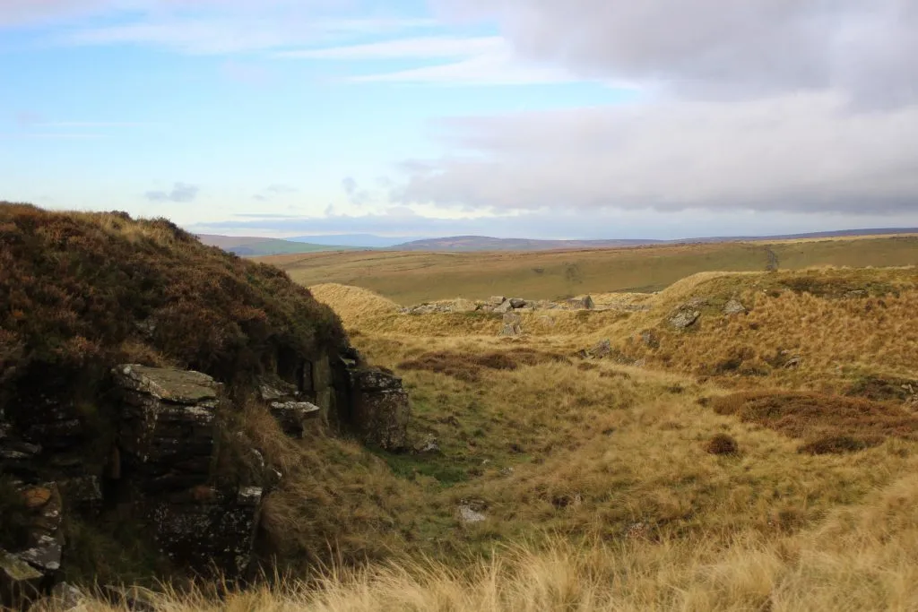 Remains of the quarry on Cock Hill