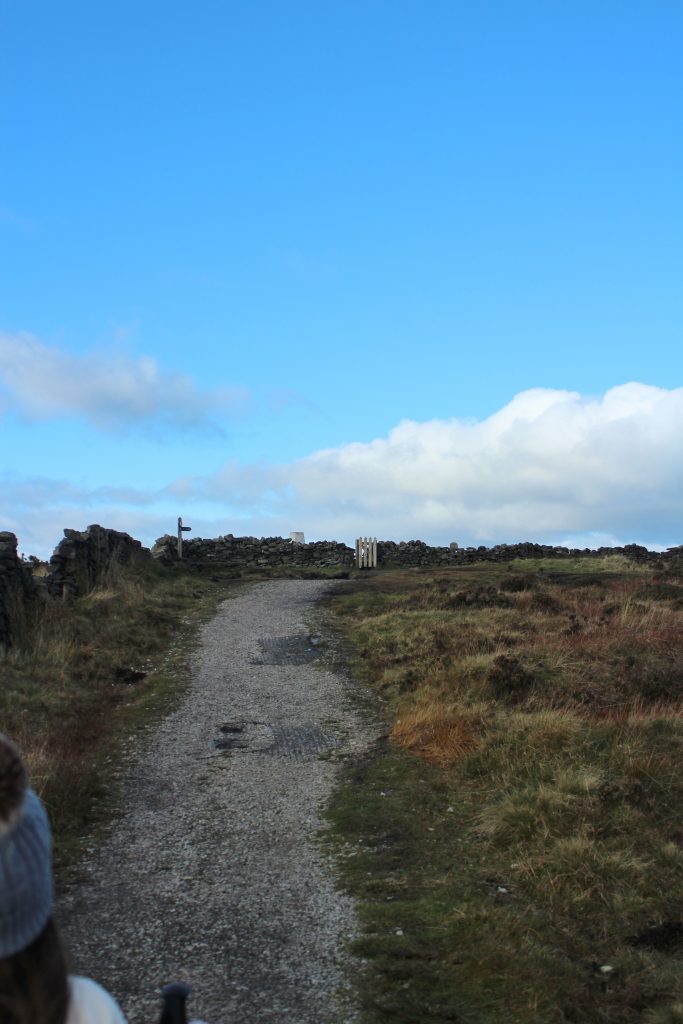 Path to Shining Tor trig point