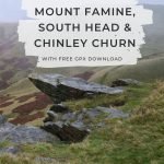 Pin Image for Mount Famine, South Head and Chinley Churn Walk aka Mini 3 Peaks - 10km Peak District Walk - The Wandering Wildflower