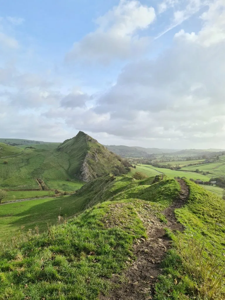 Parkhouse Hill as seen from Chrome Hill on the Dragons Back walk