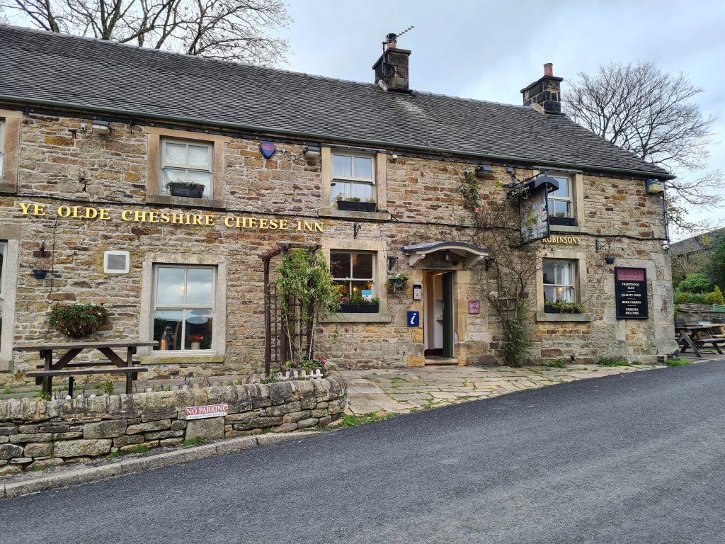 Ye Olde Cheshire Cheese pub in Longnor, Peak District walks with pubs