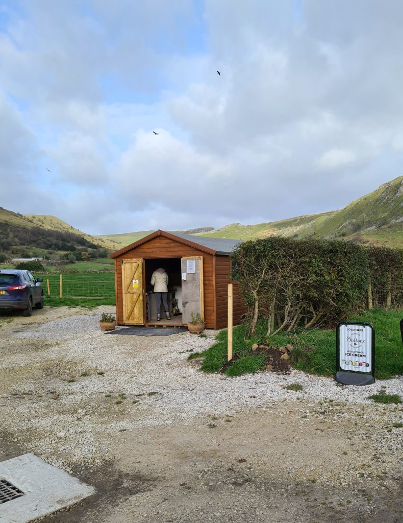 Honesty Shop at the base of Chrome Hill
