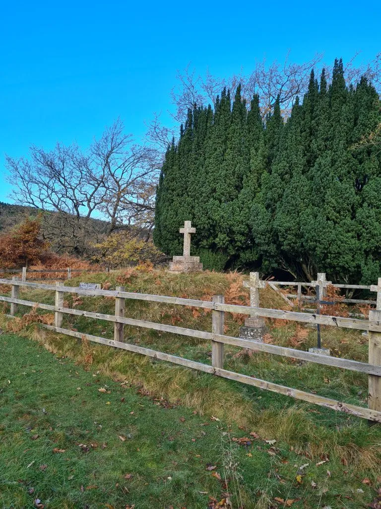 Grimshawe family cemetery at Errwood Hall, near Buxton