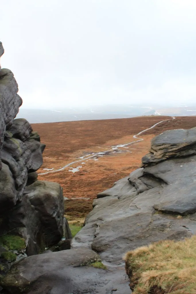 View from Back Tor over to Lost Lad