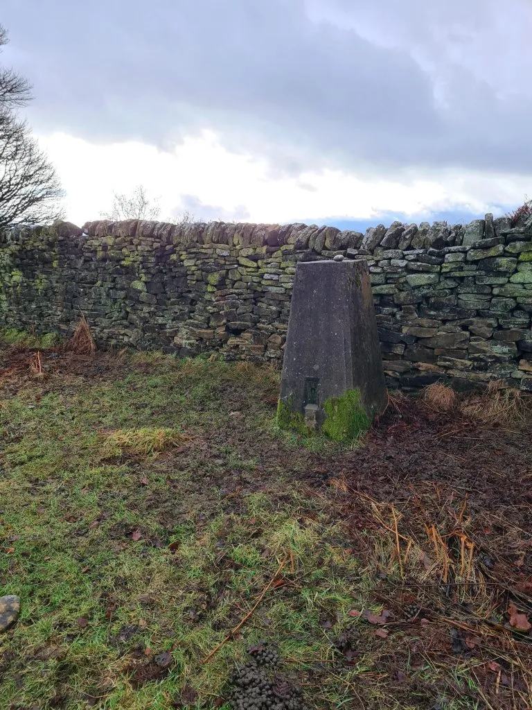 Calton Pastures trig point