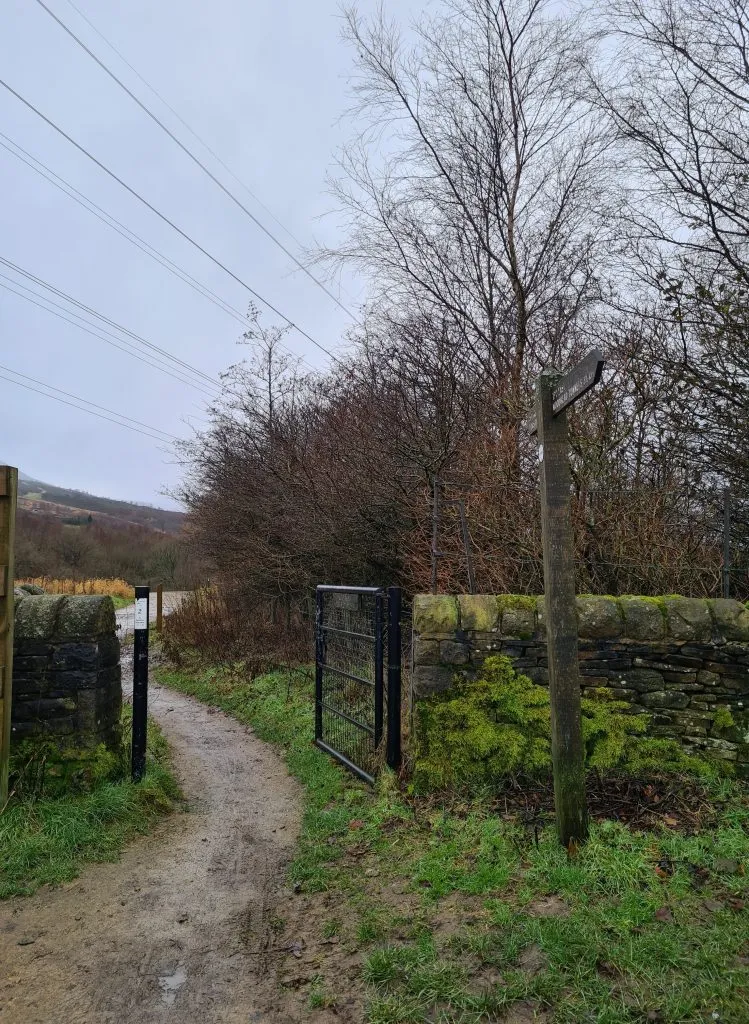 Gateway to the Trans Pennine Trail through the Longdendale Valley