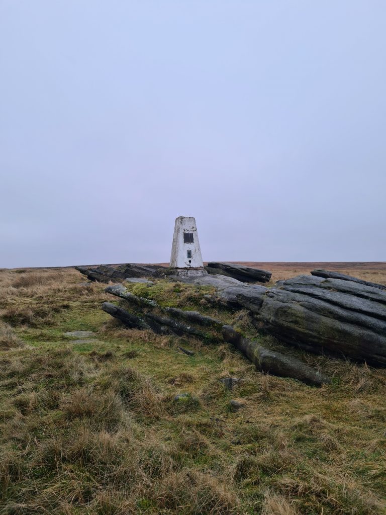 Broadstone Hill Trig Point, Saddleworth Moor