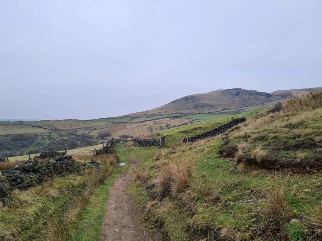 Views back to the Pots and Pans Stone