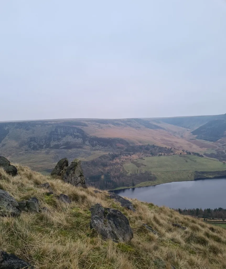 Views over Dove Stone Reservoir from Aldermans Hill