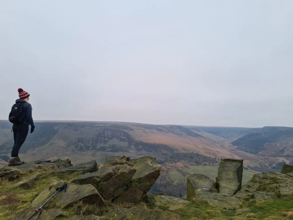 Views from Aldermans Brow over to Ashway Rocks near Dove Stone Reservoir - The Wandering Wildflower