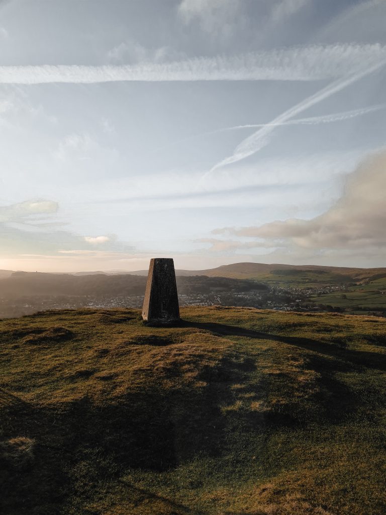 Corbar Hill trig point - 21 Quick and Easy Ethels Walks in the Peak District - The Wandering Wildflower