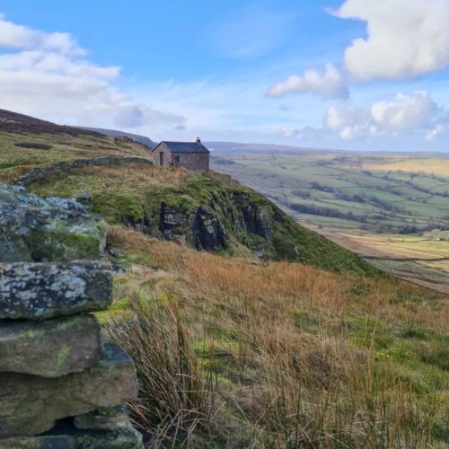 A small cabin on the moors above Buxton