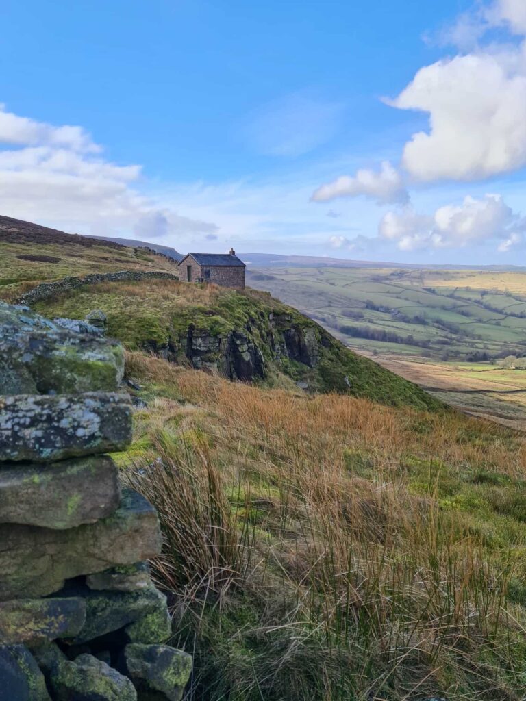 A small cabin on the moors above Buxton