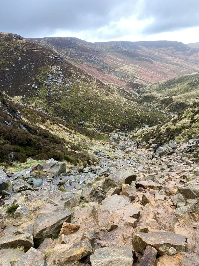 Grindsbrook Clough, the way up Grindslow Knoll