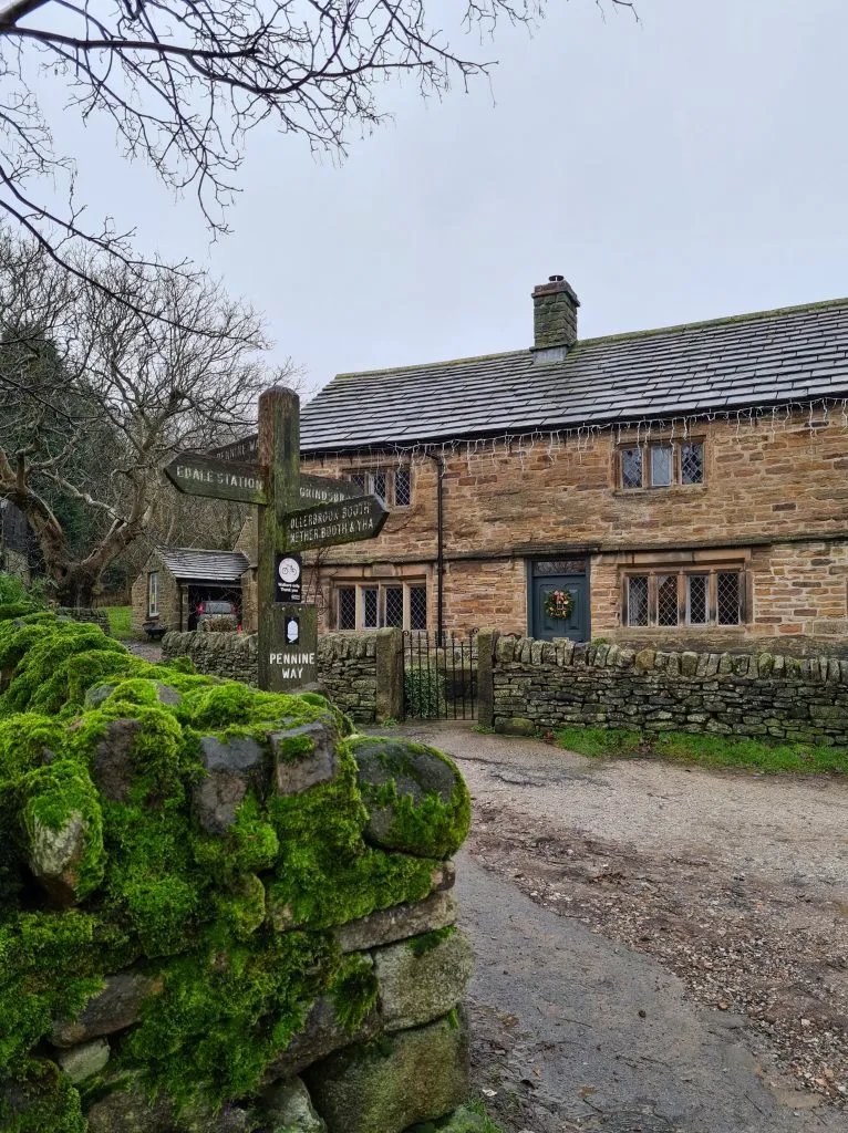 Cottages in Edale at the Start of the Pennine Way
