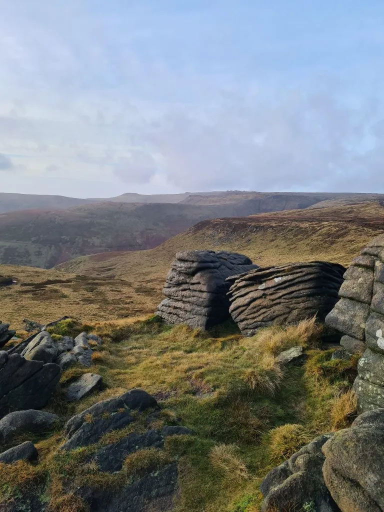 Rock formations on Grindslow Knoll