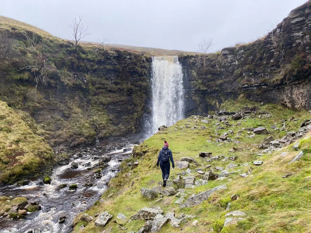 Force Gill waterfall near Whernside
