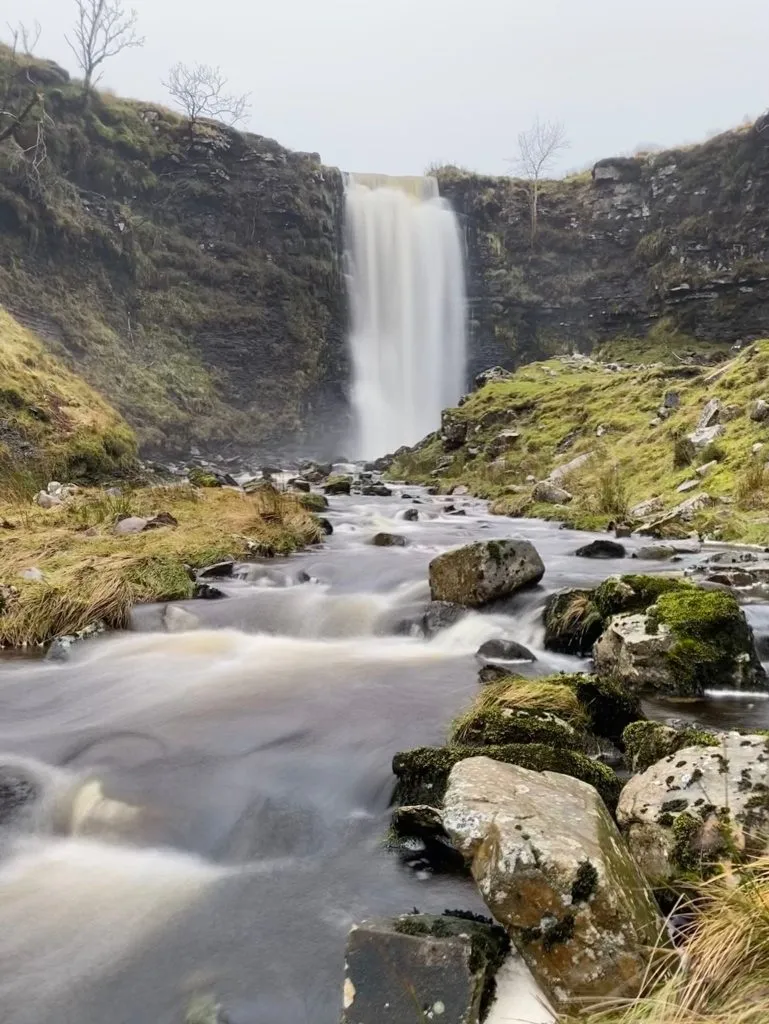 Force Gill waterfall near Whernside