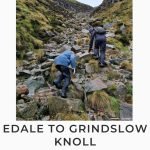 Pinterest image for Grindslow Knoll scramble walk by The Wandering Wildflower