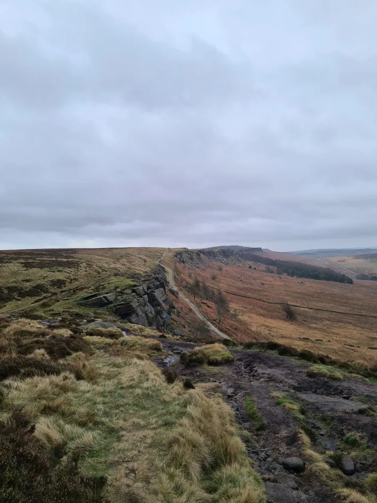Ancient packhorse route along Stanage Edge