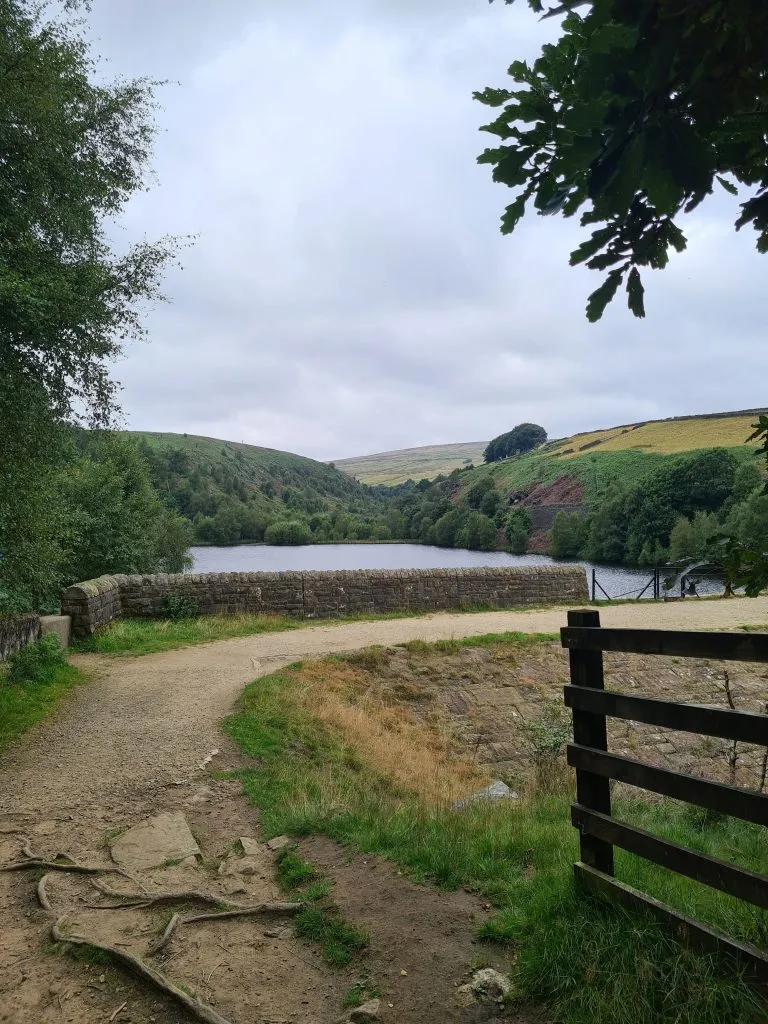 Views from Bilberry Reservoir up Wessenden Head Moor