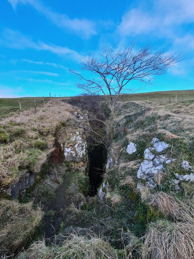 Eldon Hole - a 55m deep limestone pothole - The Wandering Wildflower