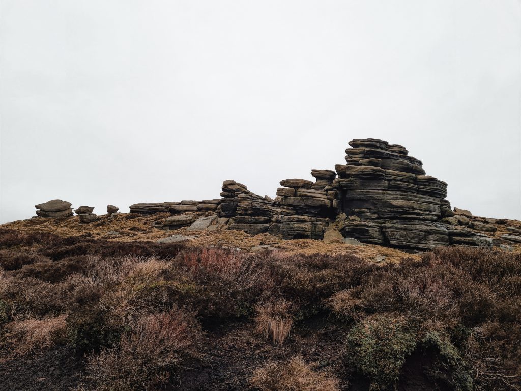 Pym Chair on Edale Moor - mini Edale Skyline circular walk in the Peak District by The Wandering Wildflower