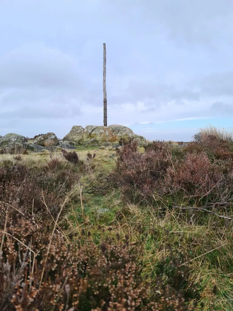 Stanage Pole in winter