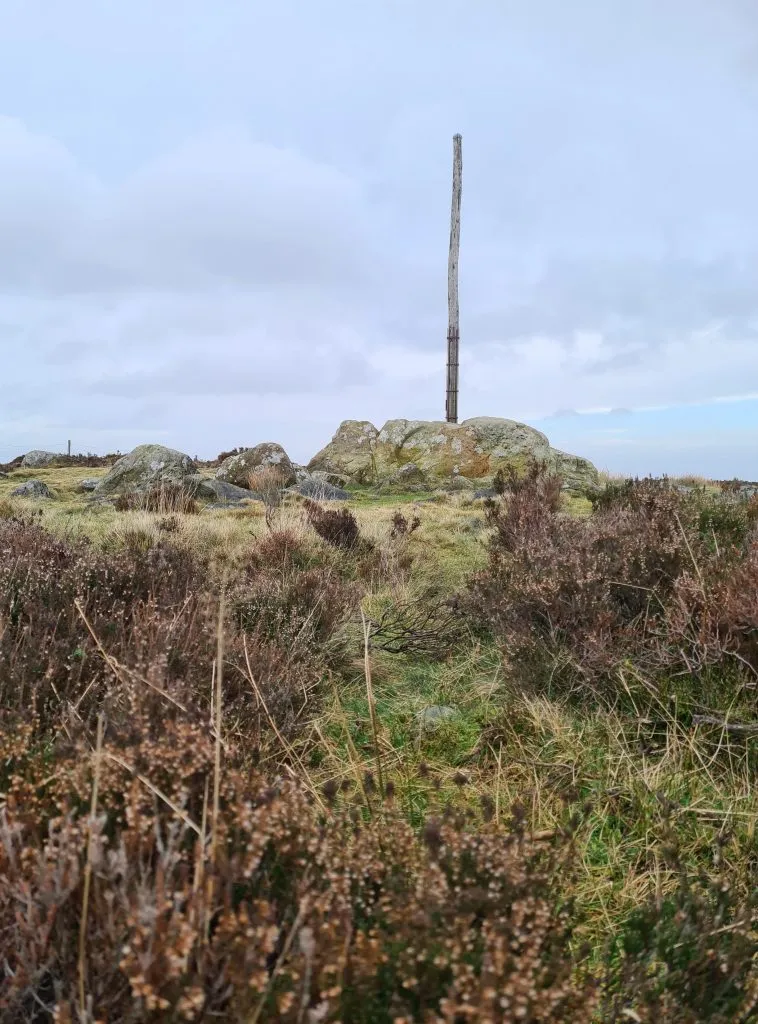 Stanage Pole on Stanage Edge