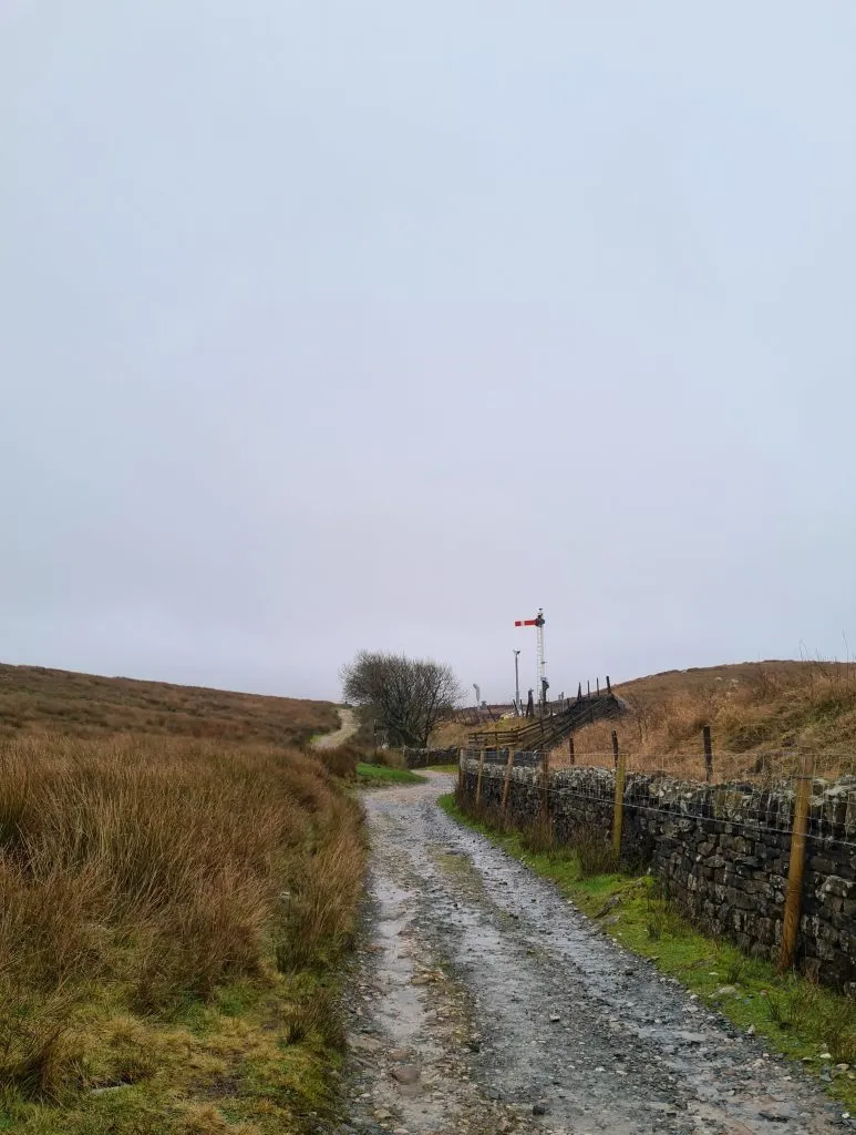 Railway signals near Whernside