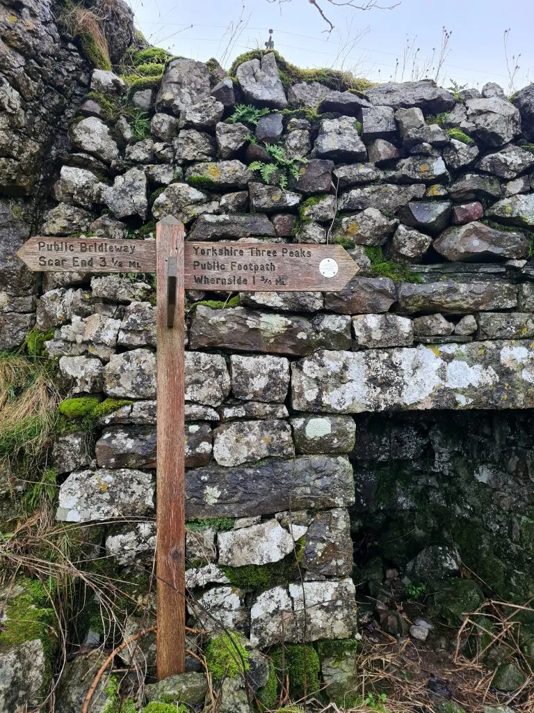 Signpost to Whernside 