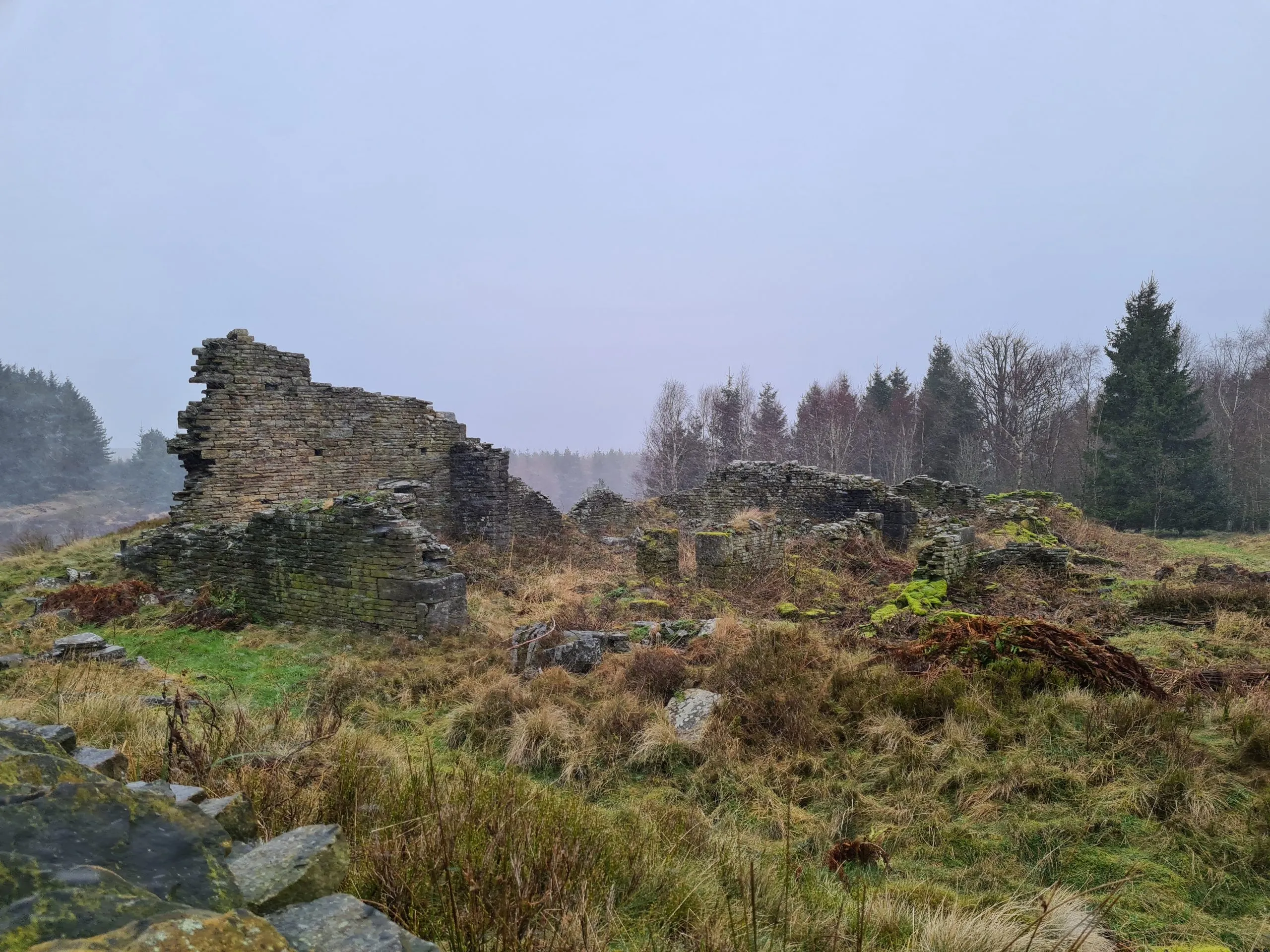 Ruins of the former farm at Hades - Hades Circular Walk in Holmfirth by The Wandering Wildflower