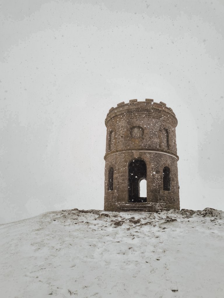 Solomon's Temple, Buxton in the snow
