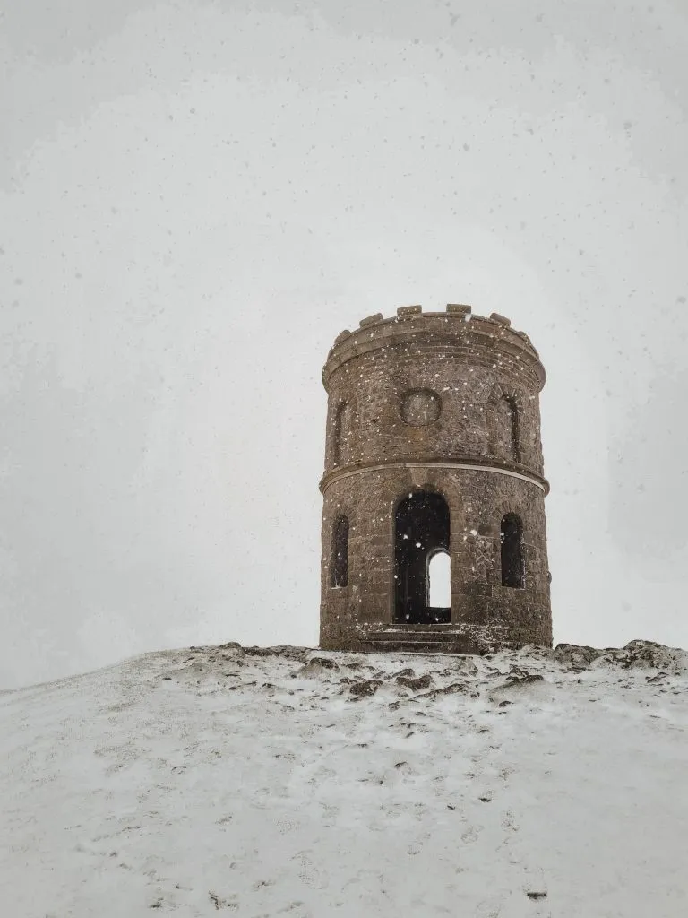 Solomon's Temple, Buxton in the snow
