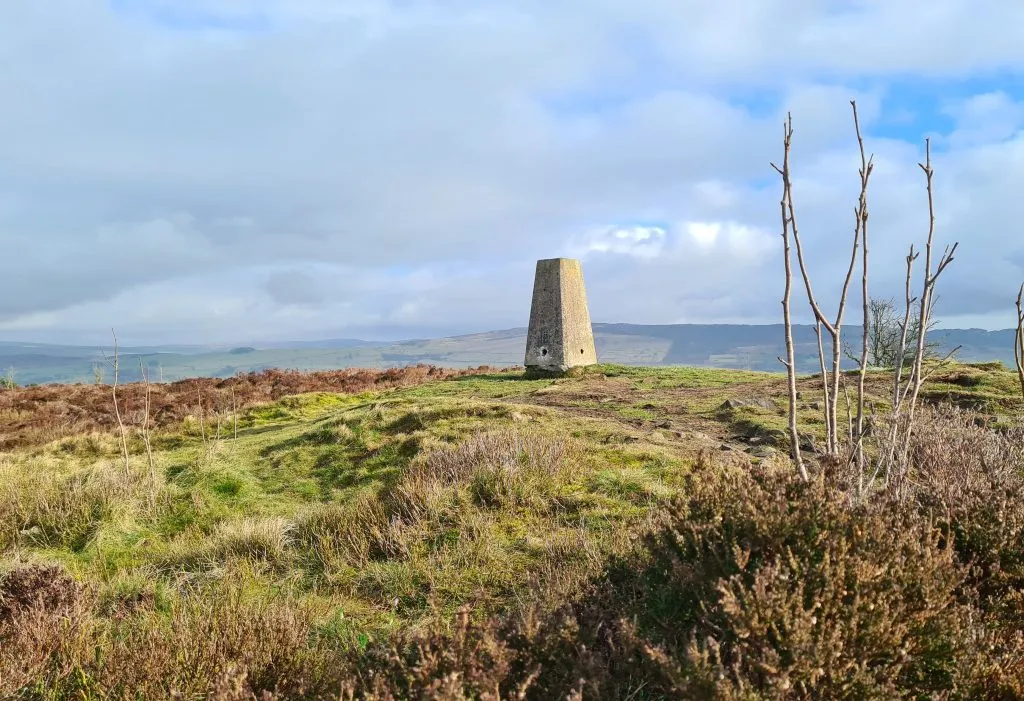 Gun Moor trig point - trig point walks by The Wandering Wildflower