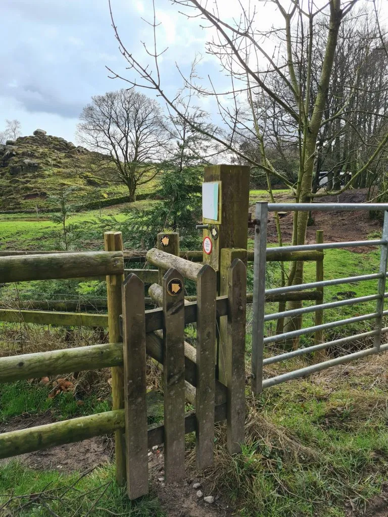 Gate and stile in The Peak District 