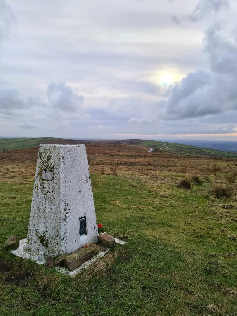 Merryton Low (Blake Mere) trig point - trig point walks from The Wandering Wildflower