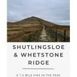 Pin image for Shutlingsloe and Whetstone Ridge Walk by The Wandering Wildflower